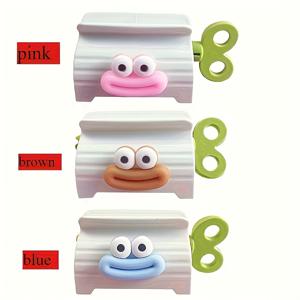 TEMU 3개 세트 수동 치약 짜는 도구, 스타일리시한 소시지 입 디자인, 치약, 크림 및 연고용 다기능 짜는 도구, 폐기물 감소 가정용 보관 도구, 휴대용 및 가벼운 치약 클립, 치약 디스펜서, 치약 홀더, 치약 튜브, 튜브 스퀴저