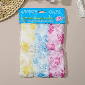 TEMU 6개입 조절 가능한 프린팅 샤워 캡, 고품질, 재사용 가능, 탄성 밴드, 여성 스파 살롱용, 미용 트리트먼트,패셔너블한 욕실 액세서리,트렌디한 스파웨어,부드러운 원단,재사용 가능한 재료,멀티팩 캡,여성용 스파 제품,뷰티 애호가