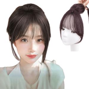 TEMU 터브화이 얼굴 작아보이는 시스루뱅 앞머리 가발