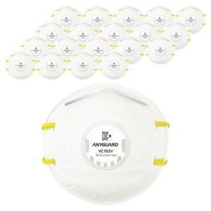 TEMU 터브화이 안면부여과식 컵타입 밸브형 1급 방진 마스크 VC102V