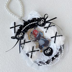 TEMU 수제 레이스 카드 홀더, 레이스, 카드 슬리브