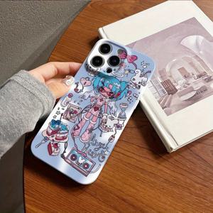 TEMU 귀여운 만화 폰 커버, 오래된 영화를 영감으로 한 디자인을 특징으로 합니다. 완벽한 보호를 제공하며, 카메라를 보호하기 위해 높이 솟은 가장자리를 제공합니다. Iphone 모델 16/15/14/13/12/11/7/8/6, Plus/Pro/Pro Max 버전, X/XS/XR/XS Max,에 적합하며, 생동감 있는, 현실적인 프린트를 제공합니다.