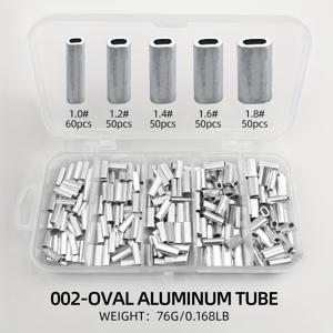 TEMU 완벽한 낚시 크림 슬리브 키트 - 리더스 리깅을 위한 라운드, 오발 및 싱글 모양의 알루미늄 라인 크림스와 커넥터, 데이, 이스터, 크리스마스, 아버지의 날 및 할머니의 날 낚시, 낚시 라인 크림스|라운드 오발 싱글 슬리브|내구성 있는 알루미늄 크림스, 낚시 액세서리