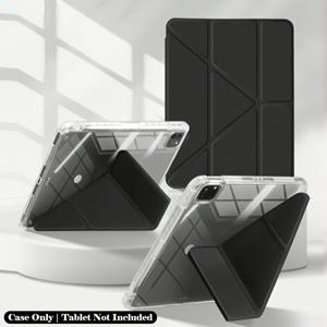 TEMU 다양한 아이패드 모델용 보호 케이스, 9세대 및 프로 11 포함, Y자형 접이식 메커니즘, 낙하 방지, 슬롯, 스마트 슬립-웨이크 기능, 아이패드 10세대, 아이패드 A16 11세대, 2018년부터 2022년까지의 아이패드 프로 11세대, 아이패드 에어 11(M2) 2024년, 아이패드 에어 11(M3) 2025년 호환