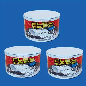 TEMU 3팩 400% 강화 방수 테이프 - 최대 수분 저항, 실내외 사용에 적합한 슈퍼 고무, 가정용, RV, 지붕, 파이프, 수영장용 - 블랙/화이트, 선택 가능 투명, C1010