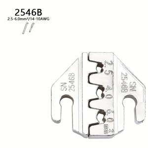 TEMU 크림핑 툴 플라이어 크림프 조 세트, 4mm 슬롯 조, SN-458B/02C/2546B/06/06WF/터미널 크림핑용