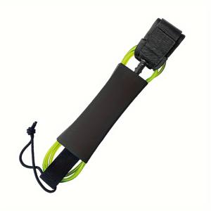 TEMU 서핑 가죽끈, 안전 로프 서핑 발 로프 최대 강도, 경량, 꼬임 방지, 모든 유형의 서핑보드용. 7.2mm 두께(1/4