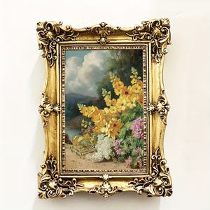 TEMU 빈티지 스타일 6인치 세로형 단일 사진틀 - 전기 없는 조각 프레임 거치대