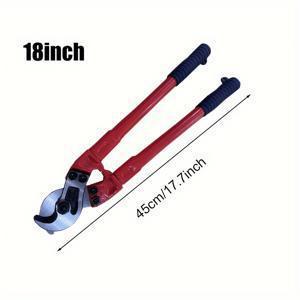 TEMU 중장비용 케이블 커터 멀티펑셔널 노동 절약 긴 팔 와이어 커터 플라이어 산업용 강도 알루미늄 및 구리 와이어 로프용