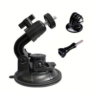 TEMU 고프로 히어로 11, 10, 9, 8, 7, 6, AKASO EK7000, 브레이브 4, 드래곤 터치, DJI OSMO 액션, 인스타360 X3 x2용 액션 카메라 흡착컵 마운트 윈드실드 카메라 홀더 삼각대 어댑터 - ABS 소재