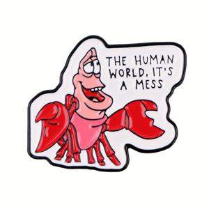 TEMU 귀여운 에나멜 핀 브로치 - 