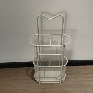 TEMU 현대식 금속 우산 스탠드 랙 - 창의적인 현관 문 철예술 대용량 우산 보관 홀더