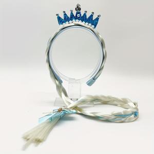 TEMU 공주 & 기사 테마 꽃 왕관 가발 헤어밴드 - 코스프레, 무대 공연 및 파티에 완벽함