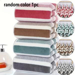 TEMU 1개 울트라 소프트 코랄 플리스 핸드 타월 - 빠른 건조, 초흡수 타월, 얼굴, 손 & 머리용 - 다양한 색상의 다용도 청소 천, 34.8x74.93cm
