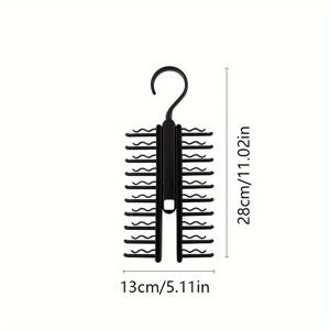 TEMU 1pc 공간 절약형 다층 넥타이 및 벨트 걸이, 넥타이, 스카프, 옷장 액세서리용 미끄럼 방지 옷장 정리함, 남성 및 남자 친구를 위한 이상적인 선물|남자벨트