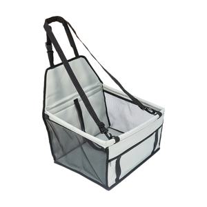 TEMU FLICOUR 6종 모델 펫 카시트 베드 - 헤비듀티 옥스포드 소재 강아지 및 캐리어 부스터 시트, 조절 가능한 안전 벨트, 휴대용 여행용 카 부스터 의자, 쉬운 조립 및 차량 내부 창문 가시성 (핑크/블랙)