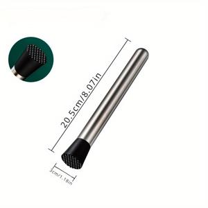 TEMU 1개 루스터테일 스터링 로드, 얼음 분쇄 로드, 수동 스터러, 레몬 머들러, 주스 머들러, 스노우 크러싱 컵, 스테인리스 스틸 과일 프레스, 아이스 해머, 주방 도구, 바텐딩 도구, 바텐딩 필수품, 주방 용품, 인체공학적 핸들, 스타일리시 머들러, 튼튼한 주방 도구, 내식성 소재, 머들러 스틱, 애호가, 바 운영자