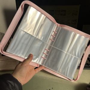 TEMU 지퍼 잠금 장치가 있는 델루스 항산화 보석 정리 책 - 레진으로 제작된, 직사각형 보관 앨범 - 반지, 귀걸이, 팔찌 및 목걸이용 - 투명, 먼지 방지, 여행에 적합, 액세서리 정리|투명 디자인|정확한 제어, 보석 제작 용품