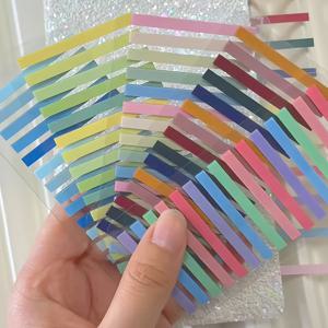 TEMU 5개입(1500장) 다색 스티키 인덱스 탭 - 투명 접착 페이지 마커 및 책갈피, 색상 코드 탭으로 책, 노트, 플래너, 사무실 정리용 - 내구성 있는 재사용 라벨