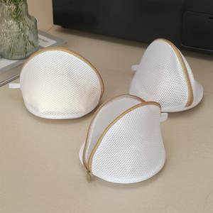 TEMU 3개의 속옷 세탁 가방, 속옷, 양말, 넥타이 등에 사용되는 작은 옷 세탁 및 보관 가방, 옷의 변형 및 손상으로부터 보호하는 브래지 항접착 세탁 가방