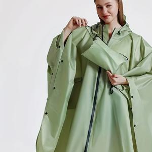 TEMU 남녀공용 휴대용 패션 , 성인용 아웃도어 하이킹 및 사이클링용 라이트 폰초, 지퍼 수납백 포함