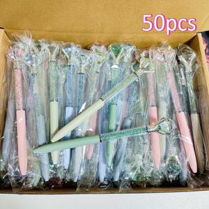 TEMU 50개 모라디 컬러 볼펜, 중간 팁, 빠른 건조, 경량, 접이식, 검은 잉크, 사무용품용 장식 쓰기 펜, 여성, 신부, 동료를 위한 독특한 선물, 부활절 또는 크리스마스 선물