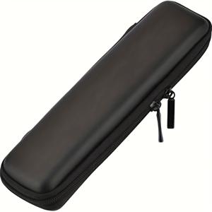 TEMU 블랙 포터블 EVA 하드 쉘 연필 케이스 - 펜, 마커, 터치스크린 도구를 위한 멀티 포켓 주최자 - 사무실, 여행 필수품, 여행 주최자 | 구획화된 디자인 | 내구성 있는 지퍼 클로저, 연필 주최자, 연필 케이스