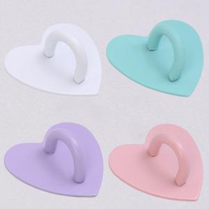 TEMU 귀여운 접착식 메탈 하트 폰 참 홀더 휴대폰 케이스 핑거 링 스탠드 후크 버클 액세서리 끈