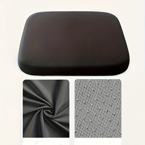 TEMU 자동차 및 사무실 의자용 인체공학적 폼 시트 쿠션 - 통기성 등받이, 휴대용 자세 지원 쿠션, 탈착식 커버, 손세탁 가능 (그레이/블랙/핑크/그린) - 장시간 앉기에 적합한 경량, 꼬리뼈 및 엉덩이 지원