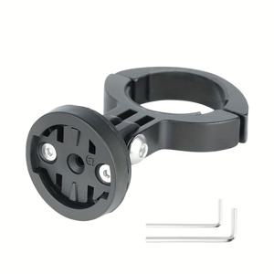 TEMU 강력한 알루미늄 자전거 자석 마운트 - 안전하고 쉽게 설치할 수 있는 레이다용 테일 라이트 홀더, 검은색과 투명한 스크루-온 디자인, 안전한 사이클링 액세서리, 배터리 없음