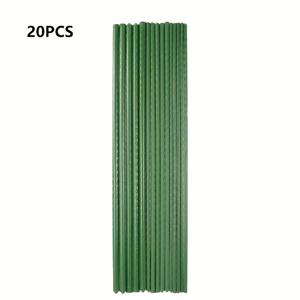 TEMU 등반추, 멜론 및 과일용 20개 식물 지지대 - 두 가지 길이의 튼튼한 녹색 원통형 정원 스테이크, 토마토, 오이, 콩, 완두콩을 위한 미끄럼 방지 베이스, 정원 & 파티오 사용