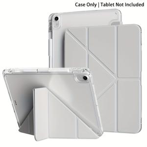 TEMU 아이패드 10세대 10.9인치, 아이패드 A16 11인치용 Y자형 스탠드 케이스, 펜슬 홀더 내장, 다중 각도 접이식 자동 절전/깨우기 기능, 멀티앵글 스탠드,재택근무,컴팩트 홀더,세련된 디자인,스크래치 방지,튼튼한 구조,스마트 커버,보호 슬리브,기술 애호가,디지털