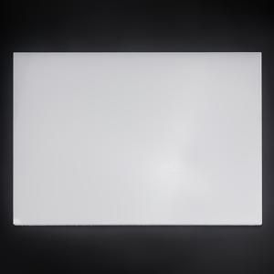 TEMU 1개 전문가용 PE 가죽 펀칭 패드 - 내구성 강한 화이트, 스탬핑 및 조각 도구용, 정밀 공예 & 표면 보호를 위한 DIY 데스크탑 매트, 부드러운 질감과 매끄러운 표면