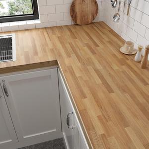 TEMU 1롤 접착식 우드 그레인 컨택트 페이퍼 - 비닐 & 카운터탑 라미네이트, 진짜 같은 우드 플랭크와 대각선 우드 그레인 (다크 브라운) - 캐비닛, 테이블, 바닥, 벽용 - 쉬운 설치, DIY 친화적|시트지