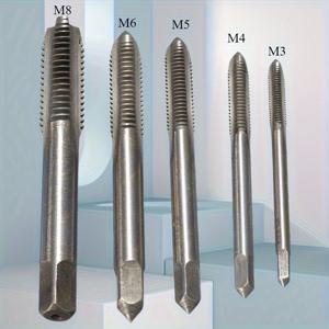 TEMU 5pcs 절단 및 몰드 키트, 정밀 스레드 절단 및 터닝 도구 세트, 수동, 금속加工 및 기어 수리에 필수적, 배터리 필요 없음