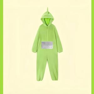 TEMU 1개 안테나 목욕가운 점프수트, 할로윈 캐릭터 코스프레 미니 후드 목욕가운, 초부드러운 플란넬 성인용 파자마, 귀여운 캐릭터 안테나 커플 점프수트 목욕가운 타월 욕실용품|잠옷|코스프레|파자마