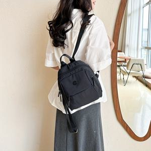 TEMU 여성용 패션 미니 백팩, 일상 필수품을 위한 스타일리시한 소형 가방