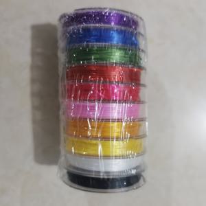 TEMU 12롤 10.0미터 탄성 비즈 로프 - 투명 스트레치 팔찌 & 목걸이 만들기용 레드 비즈, 크래프트 실, DIY 주얼리 공예용 비즈, 팔찌 제작용 비즈, 튼튼한 재료