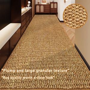 TEMU 1개 천연 황마 모양 고급 복도 매트 - 내구성 있고 세탁 가능하며 털이 빠지지 않으며 방음 기능이 있는 직사각형 바닥 매트, 집, 사무실, 발코니 등에 적합 - 크리스마스, 추수감사절 및 휴일 장식에 완벽함, 사무실 바닥 커버링 | 천연 황마 모양 | 내구성 있는 바닥 커버링, 거실용 러그