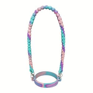 TEMU 실리콘 물병 손잡이, 실리콘 물병 스트랩, 어깨끈 포함 홀더, 8-40oz 용 컵 액세서리