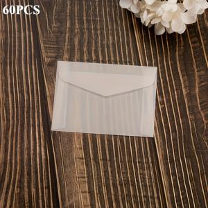 TEMU 12/60 투명 봉투 - 할로윈-크리스마스 로맨틱, 신부 드레스처럼 순수한, 4.3