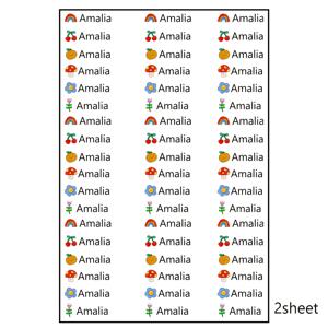 TEMU 맞춤형 PVC 이름표, 분류 스티커, 방수 개인화 스티커 - 도시락, 책, 물병, 칫솔용 다양한 색상 제공