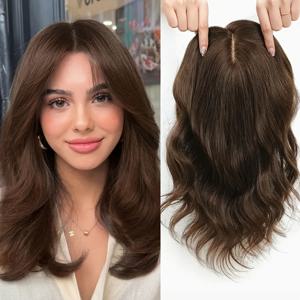 TEMU 여성용 14인치 소프트 합성 클립인 가발 앞머리 포함 - 컬리 웨이브 스타일, 볼륨 및 질감 추가, 일상 착용, 파티 및 축제에 완벽, 블랙, 파티 헤어피스, 페스티벌 헤어피스, 자연스러운 룩 헤어피스