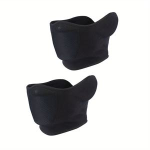 TEMU SHINEMEOTH 1/2/3개 겨울용 마스크 - 따뜻한 하프 마스크, 사이클링·러닝·스키·야외 활동에 적합, 손세탁 가능, 통기성 있는 수분 흡수 원단, 남녀공용