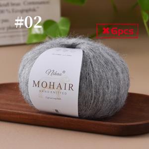 TEMU 6팩 마하이 울트라소프트 그라데이션 스카프 숄, 베이비 스웨터 및 아동복용 수제 뜨개질 실, 컬러풀 실 패턴,부드러운 니트 질감,울트라소프트 실,고품질 실,니트 숄 랩,핸드메이드 러버스,부모님 선물 아이디어|뜨개실