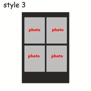 TEMU 1롤 (다용도) 맞춤형 사진 스티커 - 스마트폰 앱 인터페이스로 사진 업로드 가능, 재사용 가능한 자체 접착 비닐 스티커북, 클리어 테두리 & 매트 마감 - 스크랩북, 일기장, 선물용 미니 포토 앨범 - 스마트폰, 태블릿, 카메라와 호환 - 생일, 발렌타인데이, 기념일 - 개인 사진/동영상 업로드 가능 (글리터 없음, 잔여물 없음) -