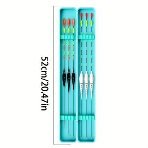 TEMU 6개 낚시 부유기 세트 (혼합 사이즈), 야간/주간 사용 가능 야광 전자 부유기, 볼드한 꼬리 디자인, ABS 부유기 상자, 야생 낚시, 잉어, 배스, 송어에 적합, 두꺼운 해머 헤드 (배터리 미포함)