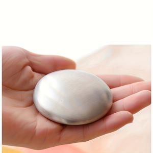 TEMU 고강도 스테인리스 스틸 냄새 제거 비누 - 304 등급 마늘, 양파 & 생선 냄새 제거, 무독성 손, 캠핑, 싱크대, 설거지용 - 화학물질 없는 내구성 비누 (클렌저 대체 불필요)