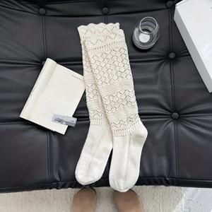 TEMU 1쌍 여성용 가을/겨울 홀아웃 종아리 양말, 따뜻한 레이어드 미드컬프 양말, 한국 스타일 달콤한 레트로 두꺼운 양말, 겨울 양말,추운 날씨용 의류,홀로우아웃 디자인,귀여운 양말,따뜻한 원단,부드러운 소재,스타일리시 양말,여성용 양말,캐주얼 웨어