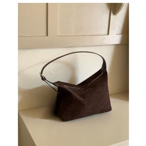 TEMU 여성용 빈티지 스타일 크로스바디 백 - 커피 브라운 & 다크 브라운 텍스처 폴리에스터 핸드백, 골드톤 하드웨어, 지퍼 클로저 & 탈착 가능한 스트랩, 내구성 있는 핸드 퍼스, 여행 및 일상 사용 (유지보수 불필요)